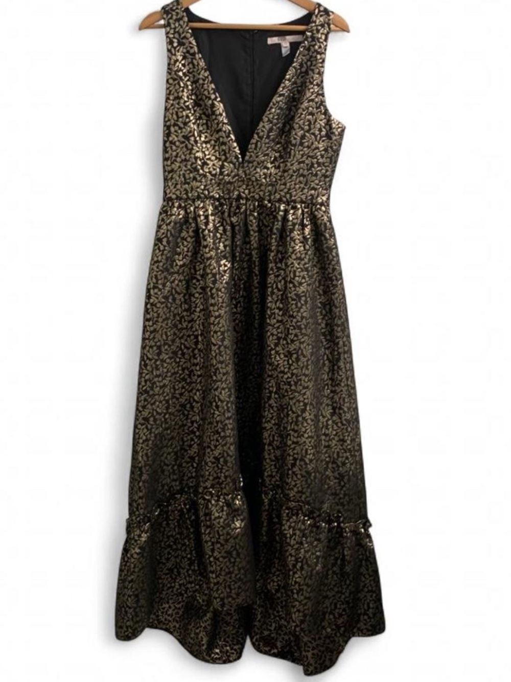 Hutch Black Rosario Gown Size 8 - Picture 3 of 8